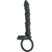 Dillion Black Double Penetrating Ring