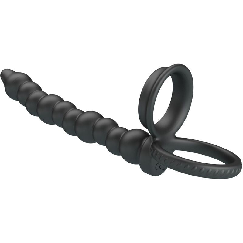 Dillion Black Double Penetrating Ring