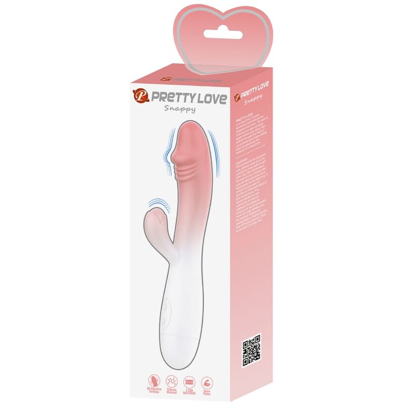 Snappy Rabbit Vibrator 30 Pink Vibrations