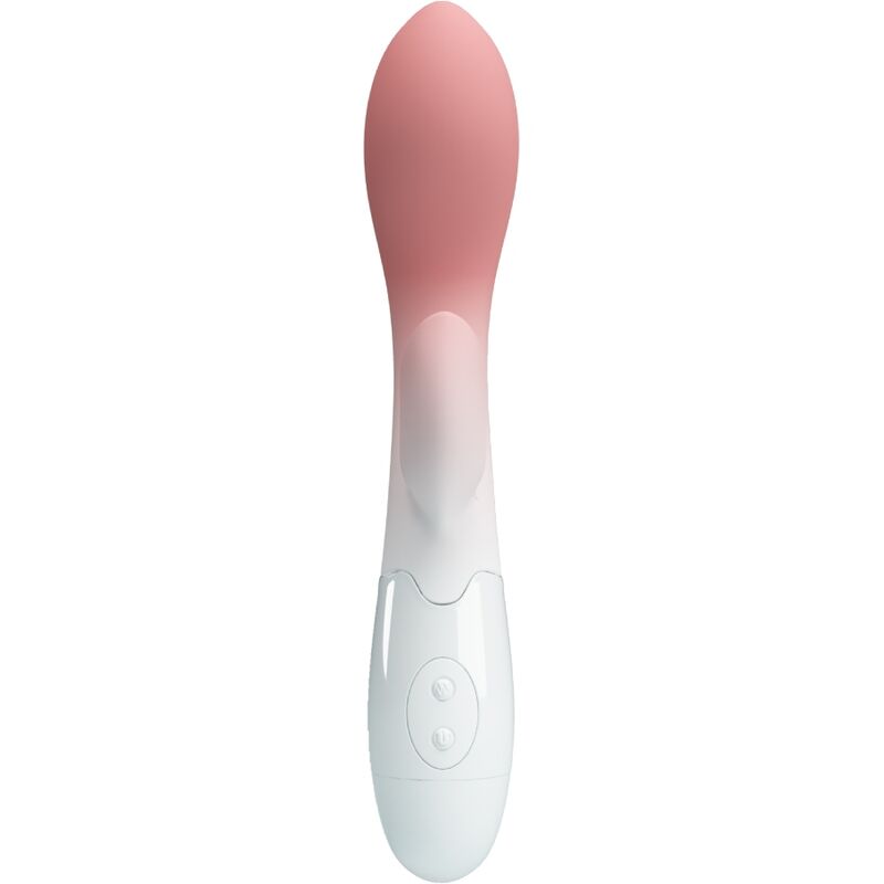 Luminous G-spot vibrator + clitoris stimulator 30 vibrations pink