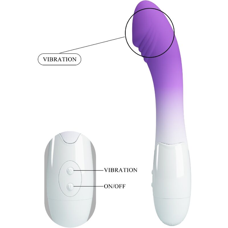 Elemental g-spot vibrator 30 vibrations purple