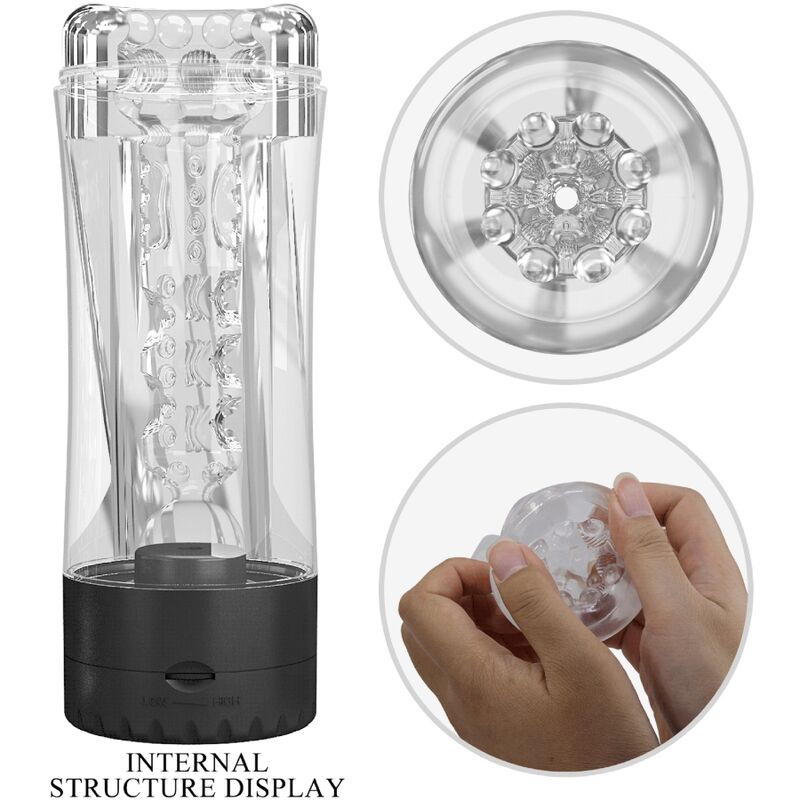 PRETTY LOVE - TAMARA MULTI-SPEED VIBRATOR FOR MEN, BLACK