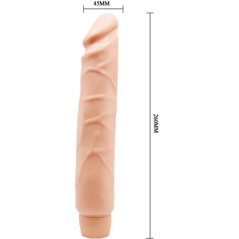 BAILE - REALISTIC VIBRATOR JACK 26 CM FLESH