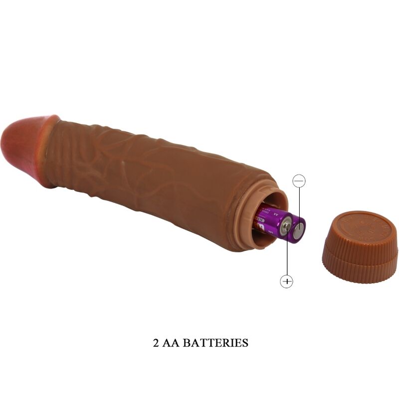 BAILE - REALISTIC VIBRATOR JEFF 19.5 CM MULATTO