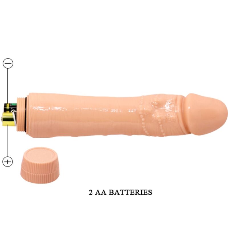 BAILE - REALISTIC VIBRATOR DYBBUK 24 CM FLESH