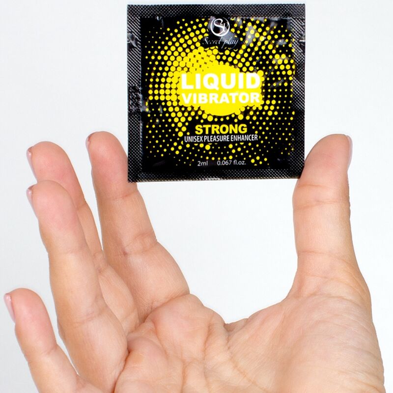 SECRETPLAY - SINGLE-DOSE VIBRATOR, STRONG LIQUID, 2 ML