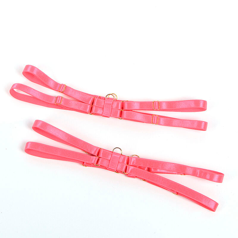 SUBBLIME - 955298 BRA SET WITH NECKLACE AND NECKLACE, FLUORESCENT PINK, S/M