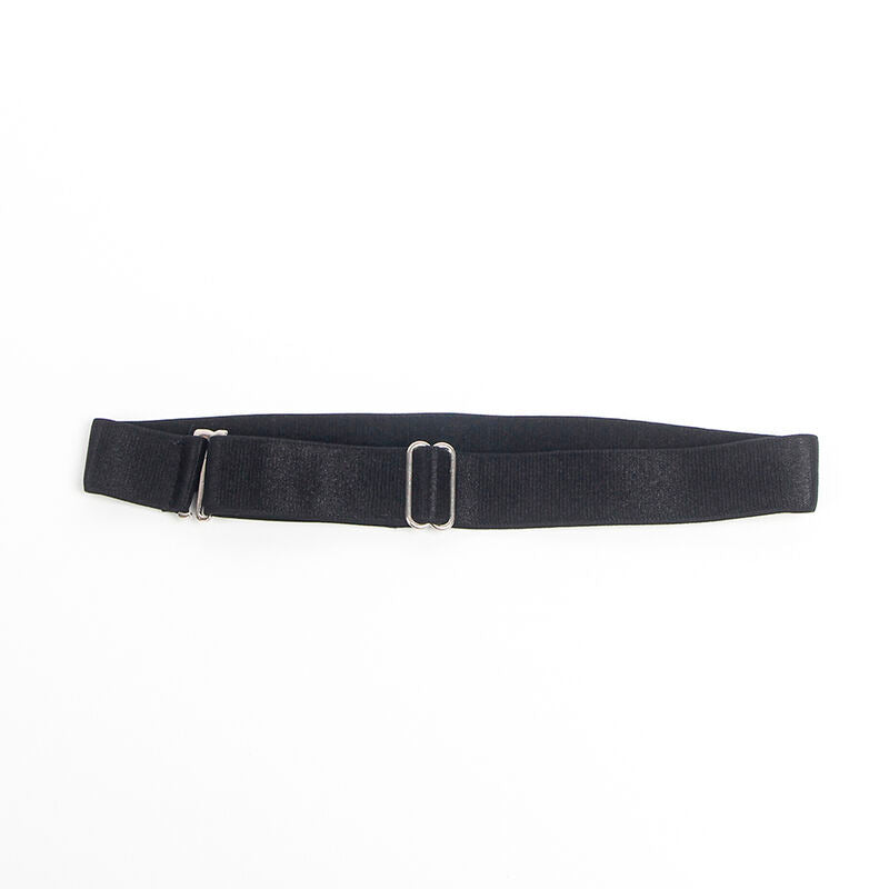 SUBBLIME - 955380 BLACK LEATHER STRAPLESS DRESS L/XL