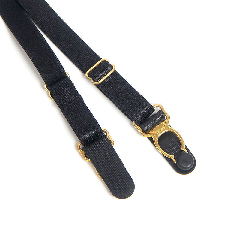 955465 black leather zipper body l/xl