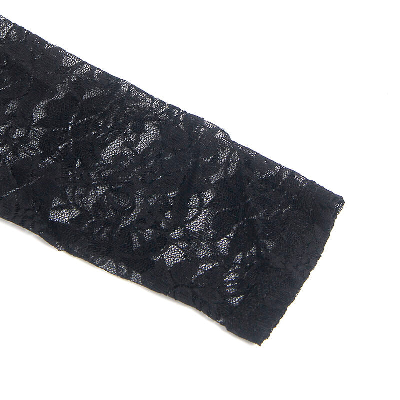 SUBBLIME - 955595 LONG-SLEEVED DRESS WITH BLACK LACE S/M