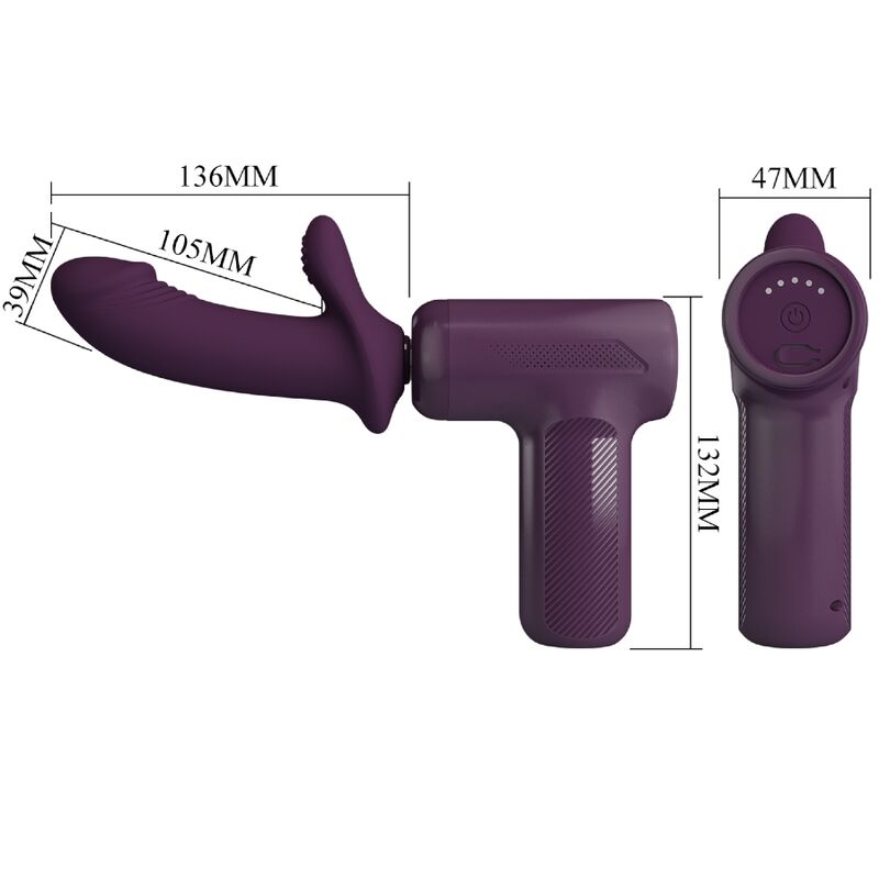 PRETTY LOVE - DJ SCHOLAR 5-SETTING PURPLE MASSAGER