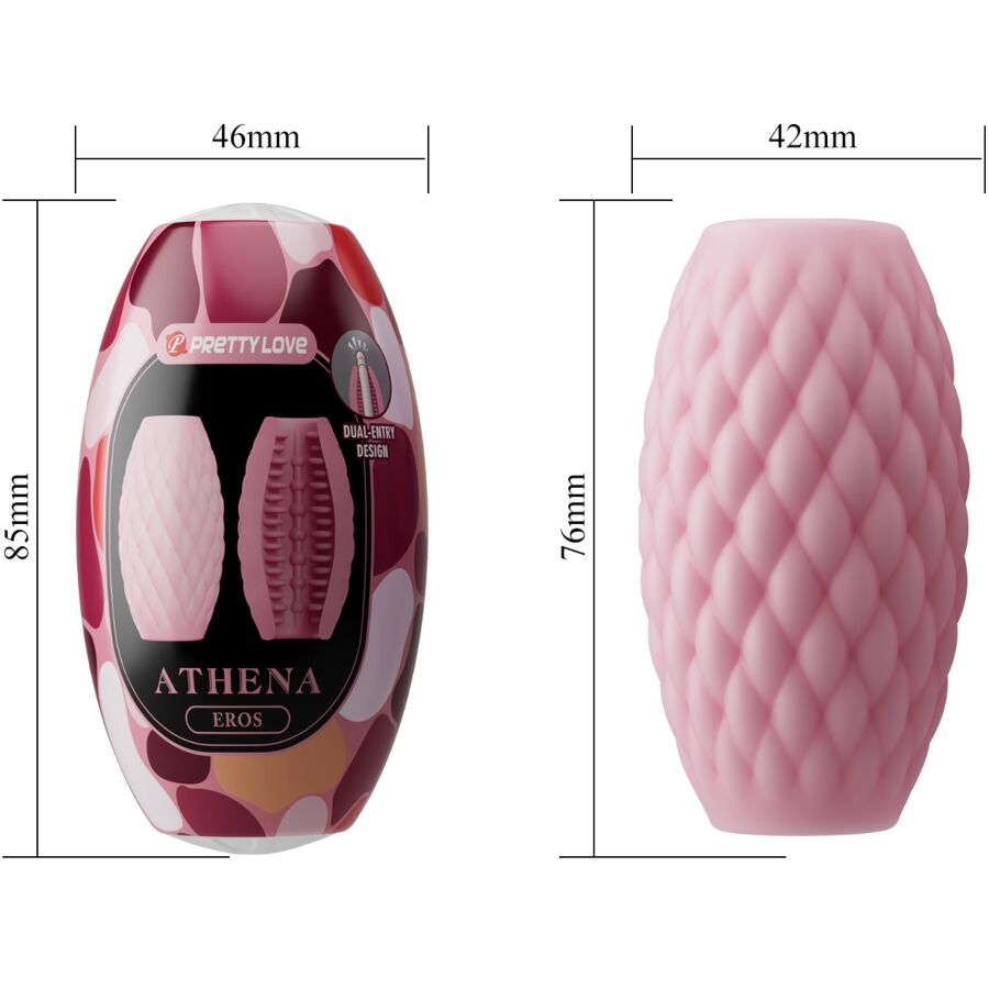 Athena Eros Pink Silicone Male Masturbator