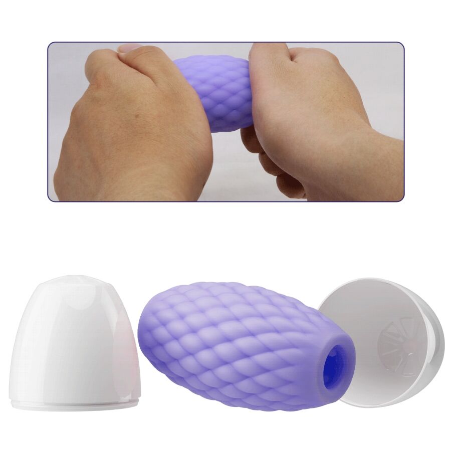 Athena Eros Purple Silicone Male Masturbator