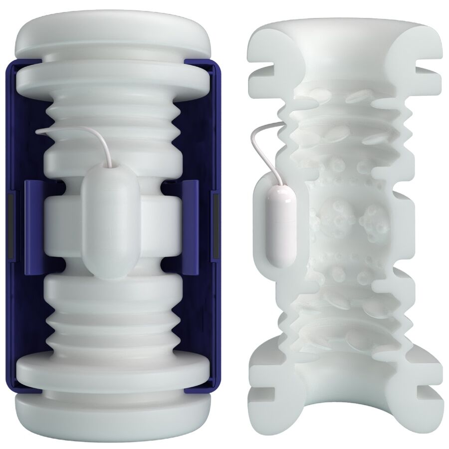 DJ Lady Male Masturbator with 5 Vibration Settings Purple