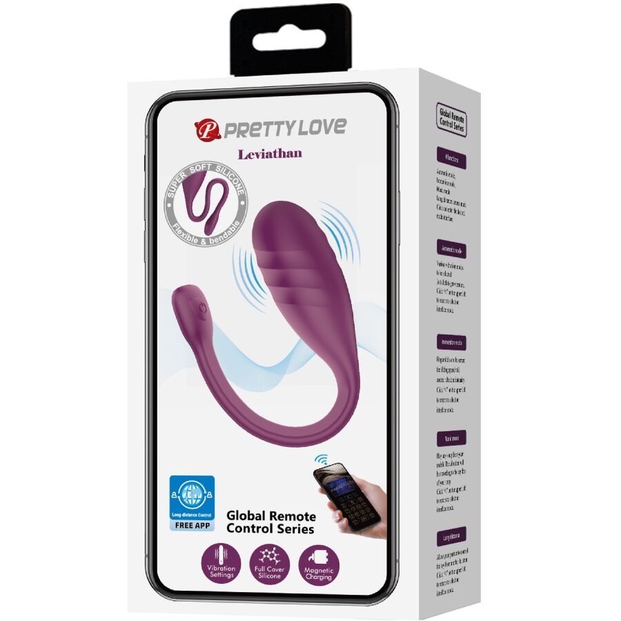Leviathan Purple App Controlled Vibrator