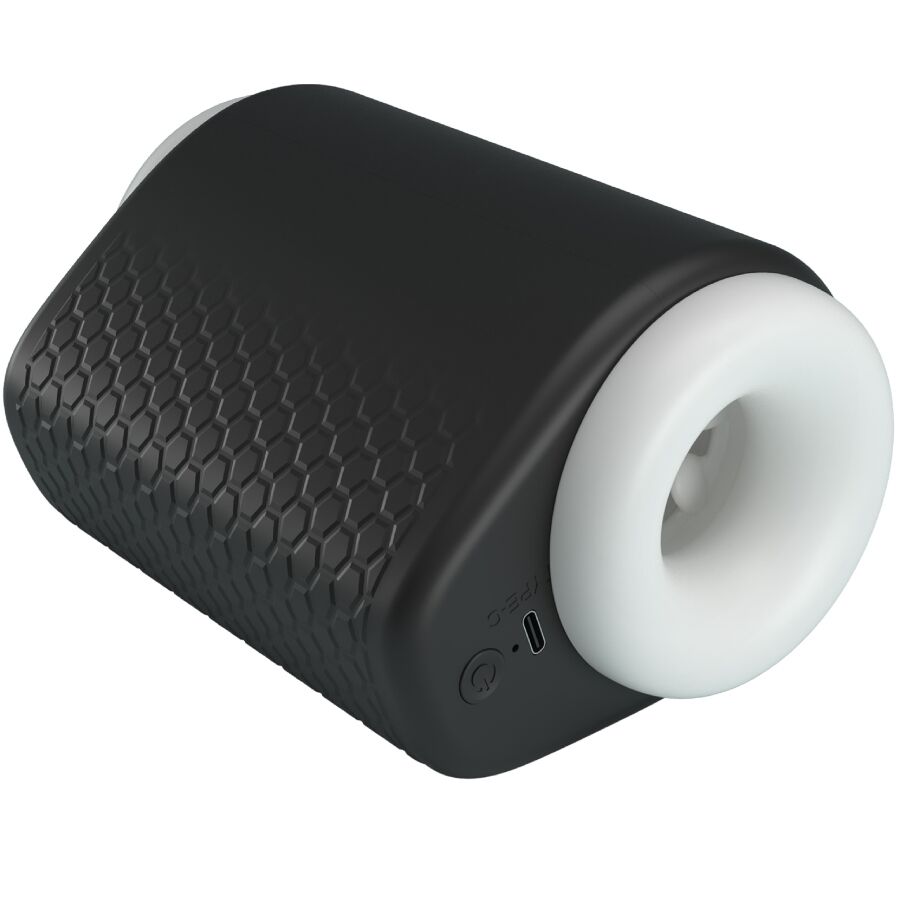 PRETTY LOVE - DJ GIRL MALE MASTURBATOR WITH VIBRATION AND 5 SETTINGS, BLACK