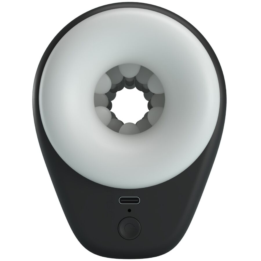 PRETTY LOVE - DJ GIRL MALE MASTURBATOR WITH VIBRATION AND 5 SETTINGS, BLACK