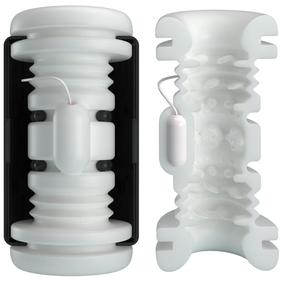 PRETTY LOVE - DJ GIRL MALE MASTURBATOR WITH VIBRATION AND 5 SETTINGS, BLACK