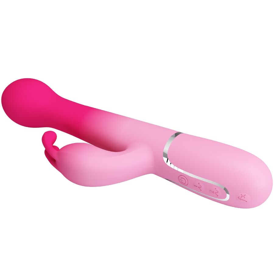 PRETTY LOVE - 3-IN-1 MULTIFUNCTIONAL RABBIT VIBRATOR DEJON PINK
