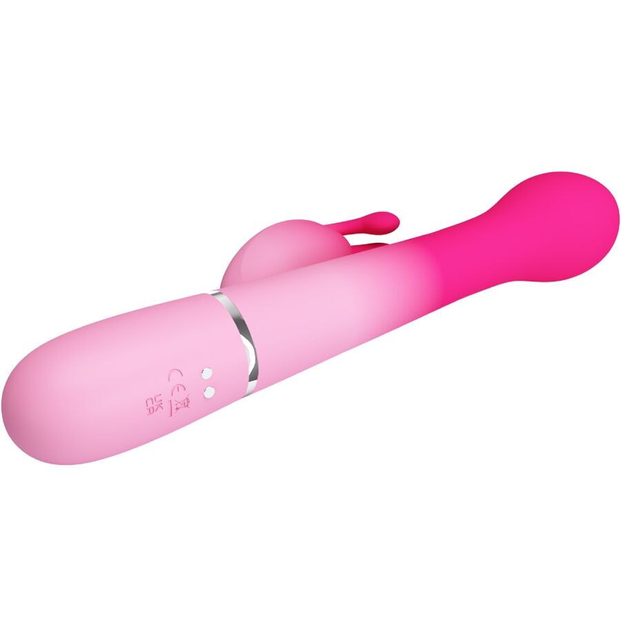 PRETTY LOVE - 3-IN-1 MULTIFUNCTIONAL RABBIT VIBRATOR DEJON PINK