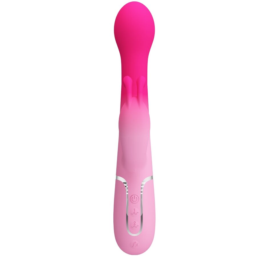 PRETTY LOVE - 3-IN-1 MULTIFUNCTIONAL RABBIT VIBRATOR DEJON PINK