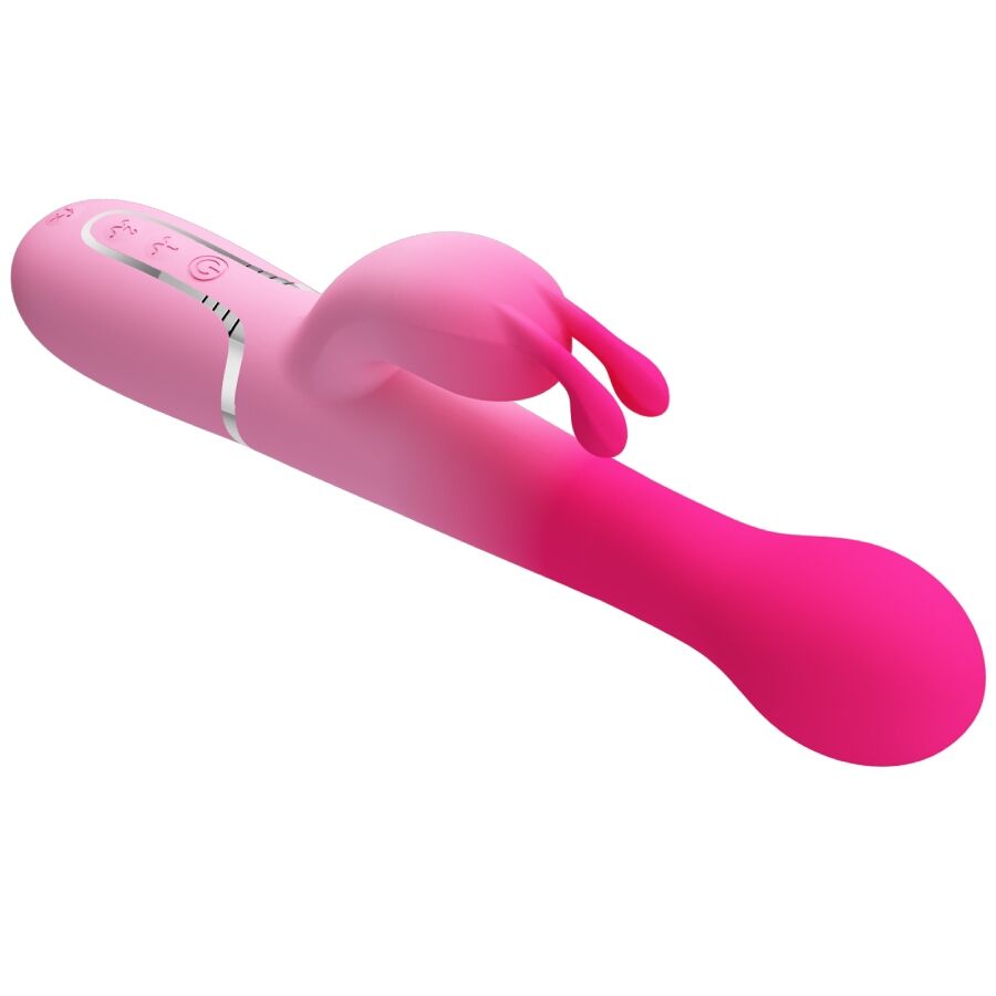 PRETTY LOVE - 3-IN-1 MULTIFUNCTIONAL RABBIT VIBRATOR DEJON PINK