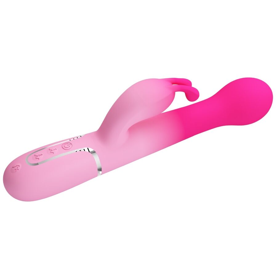 PRETTY LOVE - 3-IN-1 MULTIFUNCTIONAL RABBIT VIBRATOR DEJON PINK