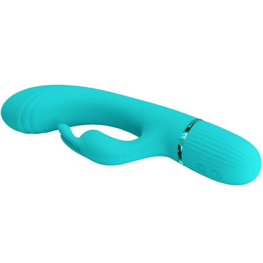 PRETTY LOVE - SCOCCO RABBIT TURQUOISE VIBRATOR