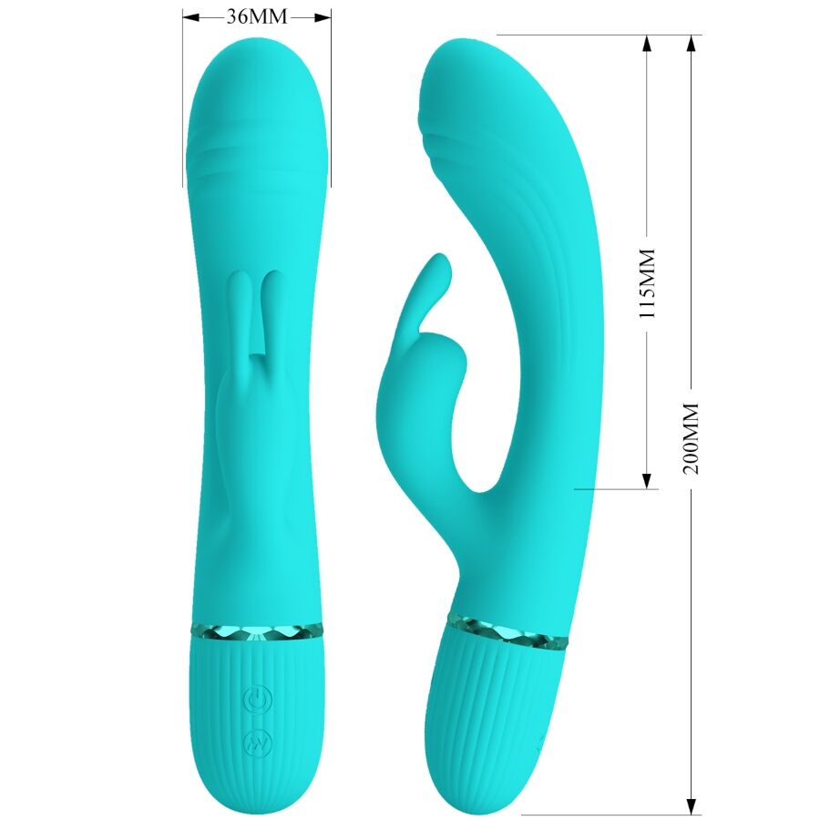 Scocco turquoise rabbit vibrator