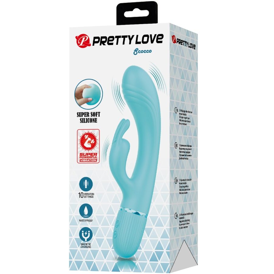 Scocco turquoise rabbit vibrator