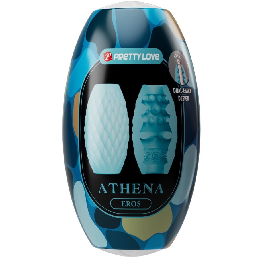 Athena Eros Sky Blue Silicone Male Masturbator