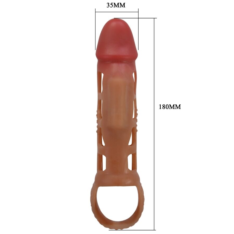 Preston 18cm Vibrating Penis Sleeve