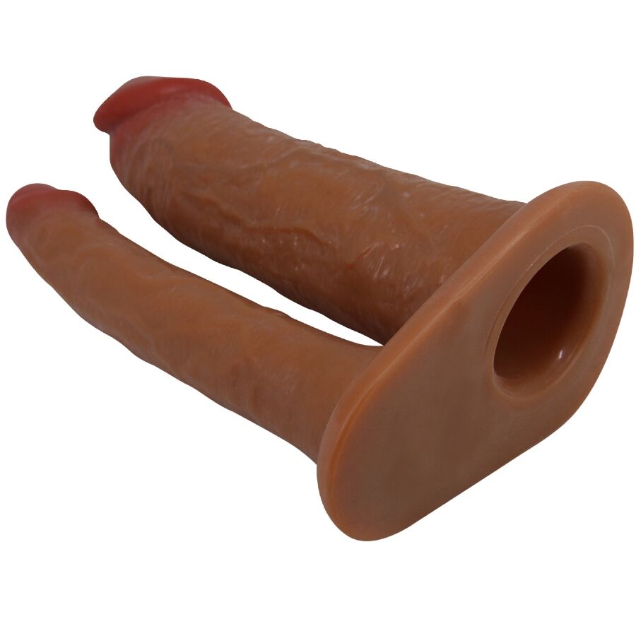 PRETTY LOVE - YAIRON DOUBLE PENIS SLEEVE WITH 4 CM EXTENSION MULLATR