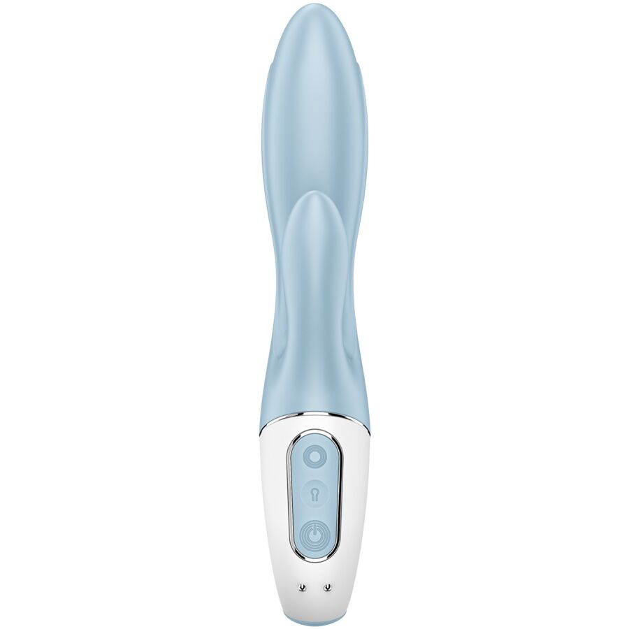 SATISFYER - AIR PUMP BUNNY 1 INFLATABLE VIBRATOR BLUE RABBIT