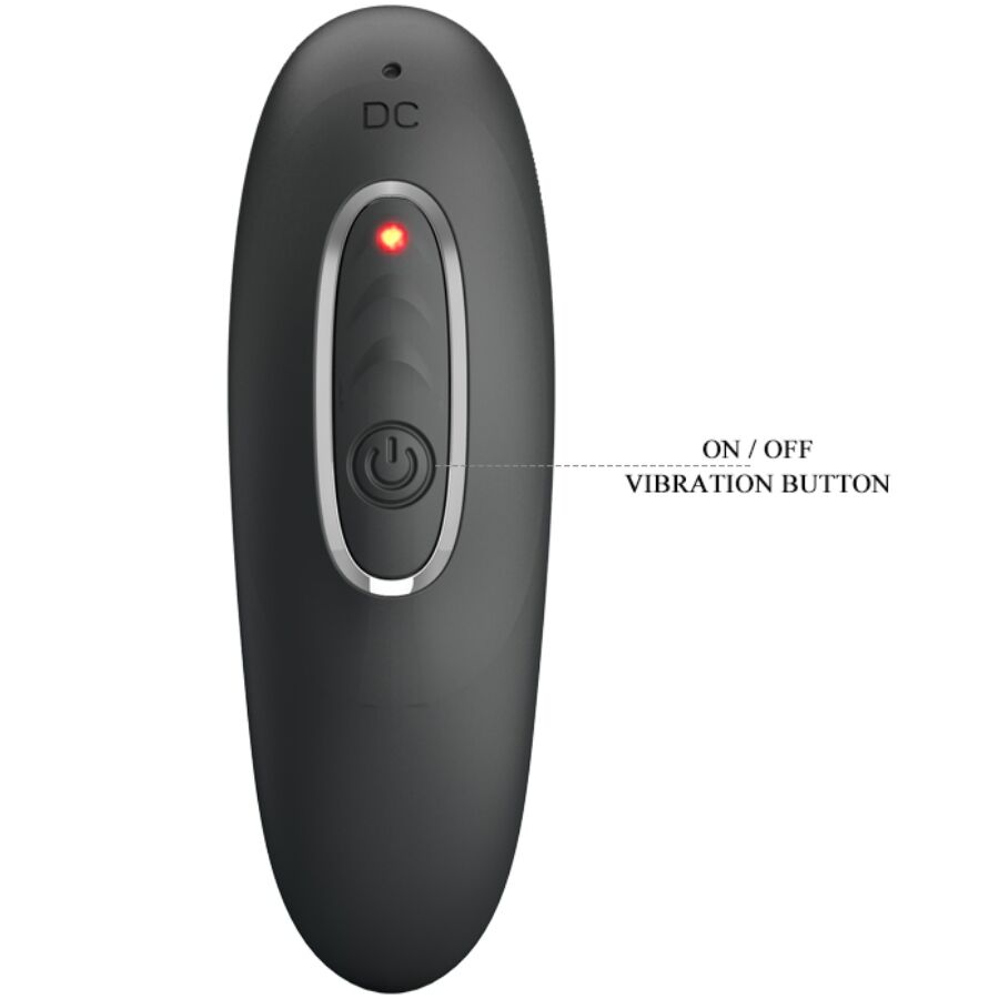 Vibromasseur Anal et Vaginal Remington Télécommande 12 Modes USB - Pretty Love