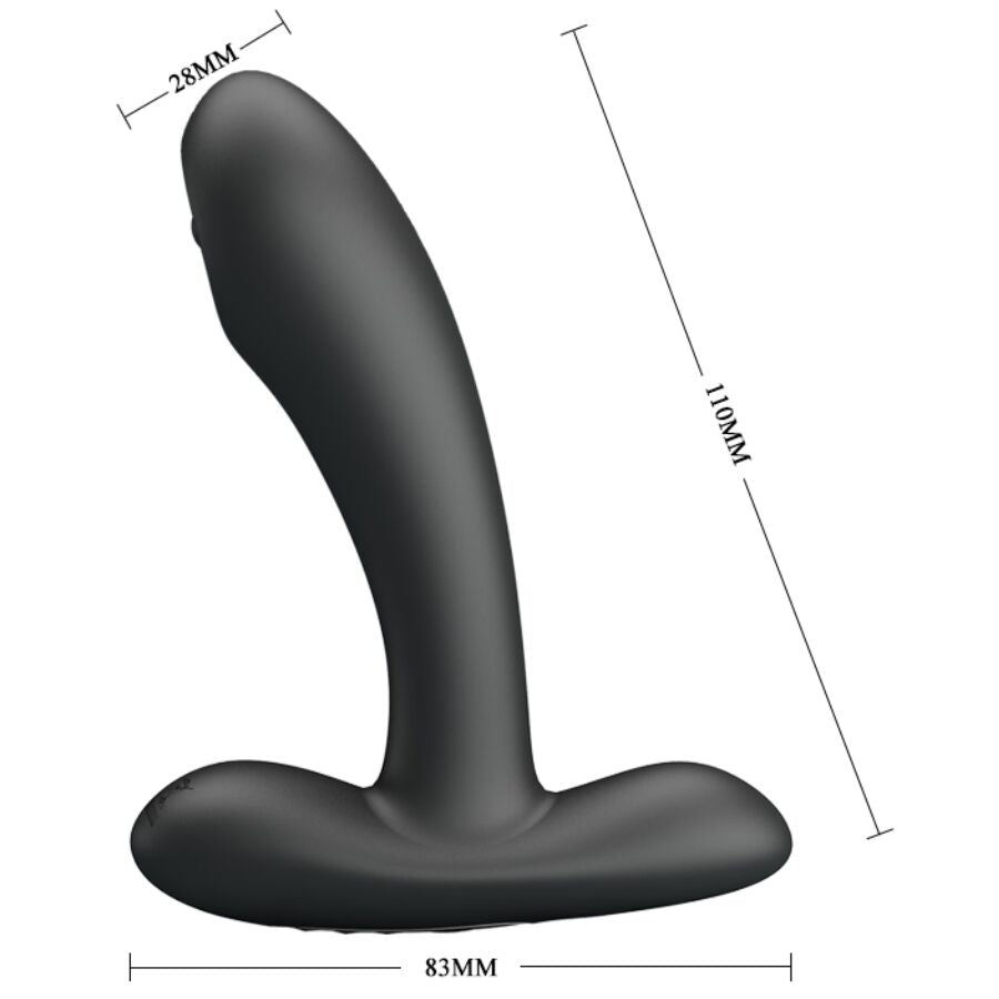 Vibromasseur Anal et Vaginal Remington Télécommande 12 Modes USB - Pretty Love