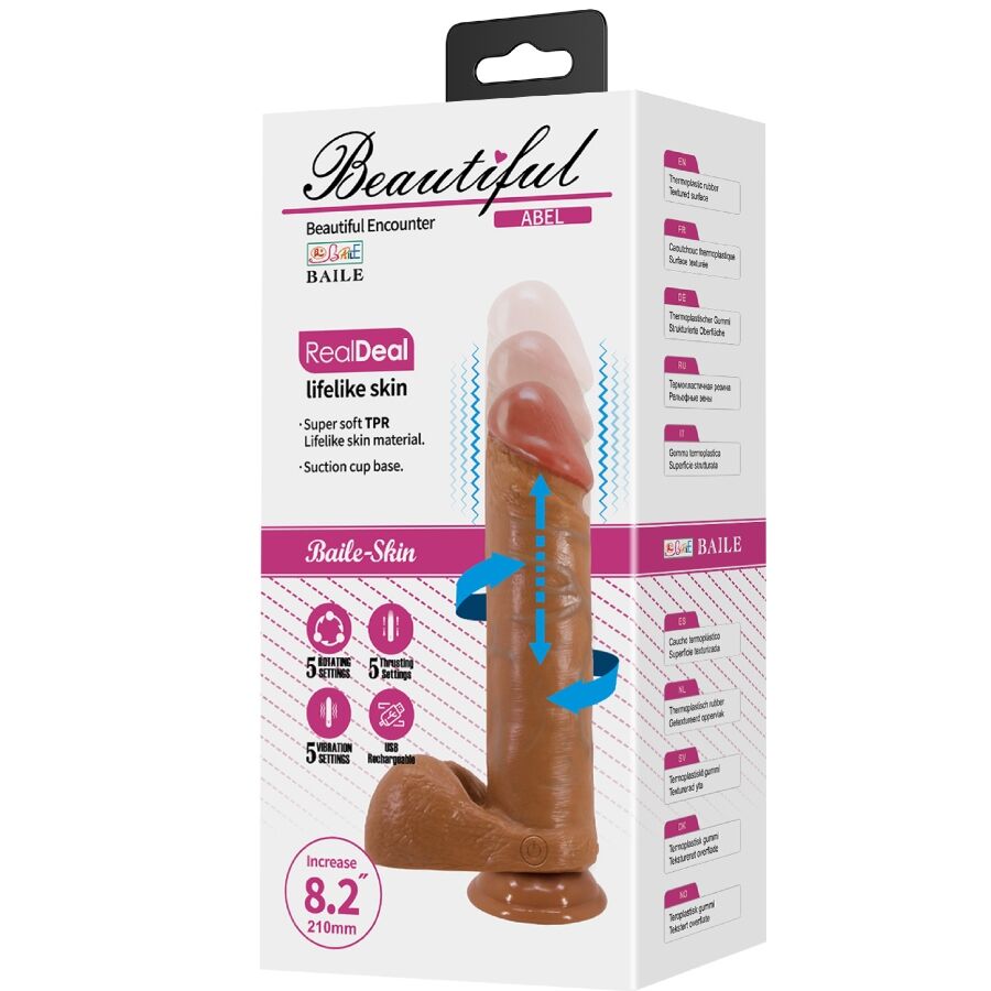 BAILE - ABEL REALISTIC DILDO 21 CM MULATRATE