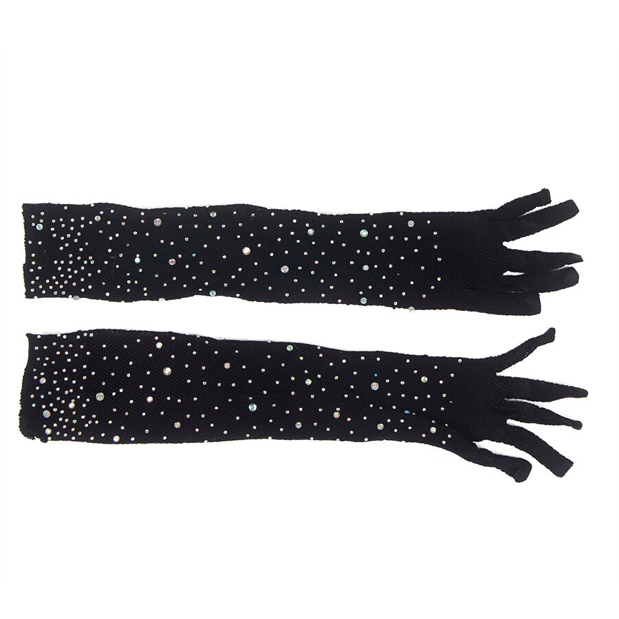 SUBBLIME - 957469 SHINE GLOVES TRANSPARENT BLACK S/M