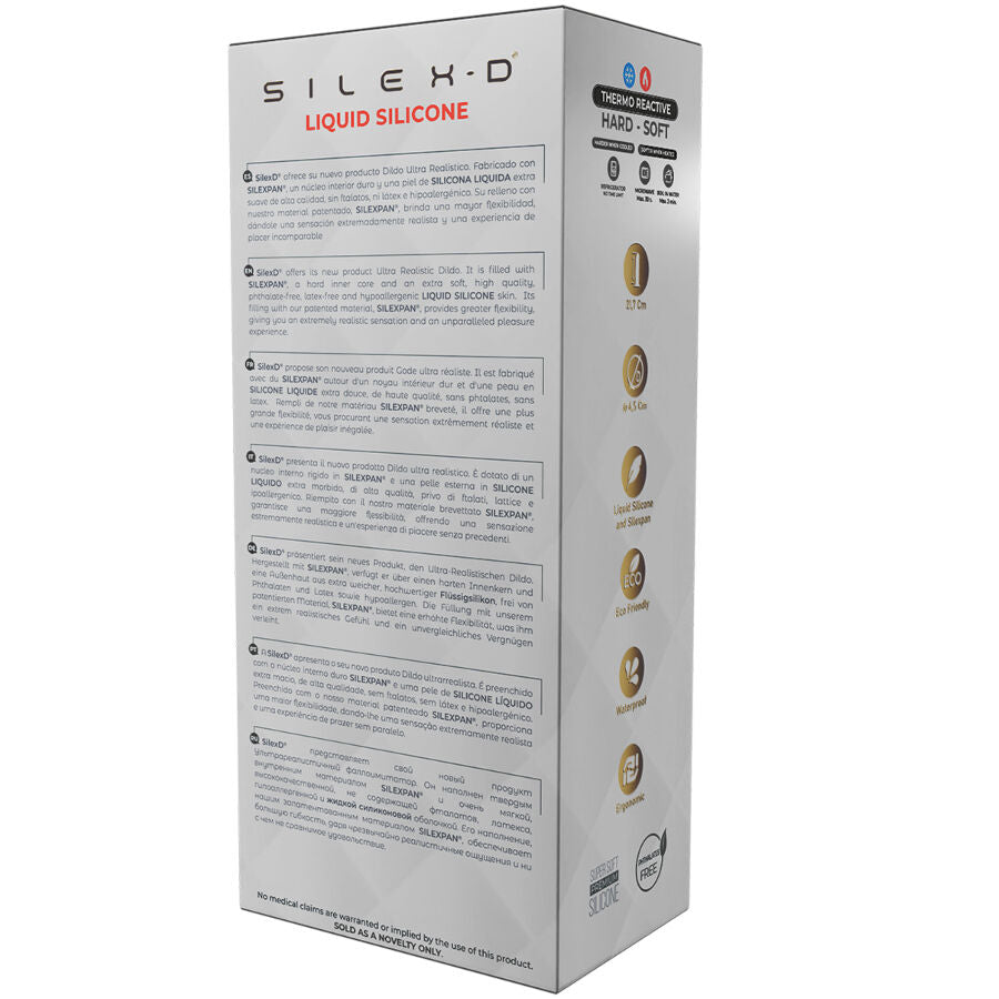 SILEXD - REALISTIC PENIS MODEL 9 LIQUID SILICONE 22.8 CM