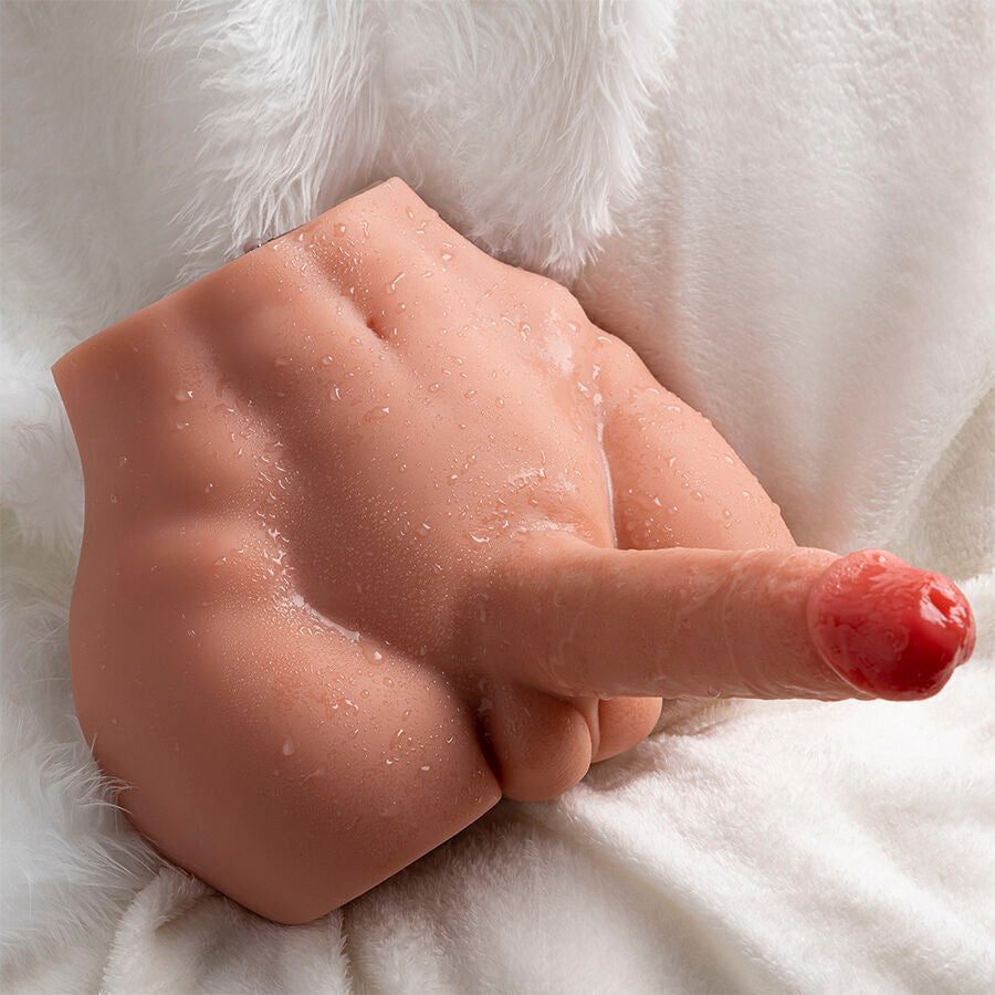 XISE - PEEL DILDO ASS REALISTIC MASTURBATOR WITH FRONT PILL AND THROW 17.5 CM