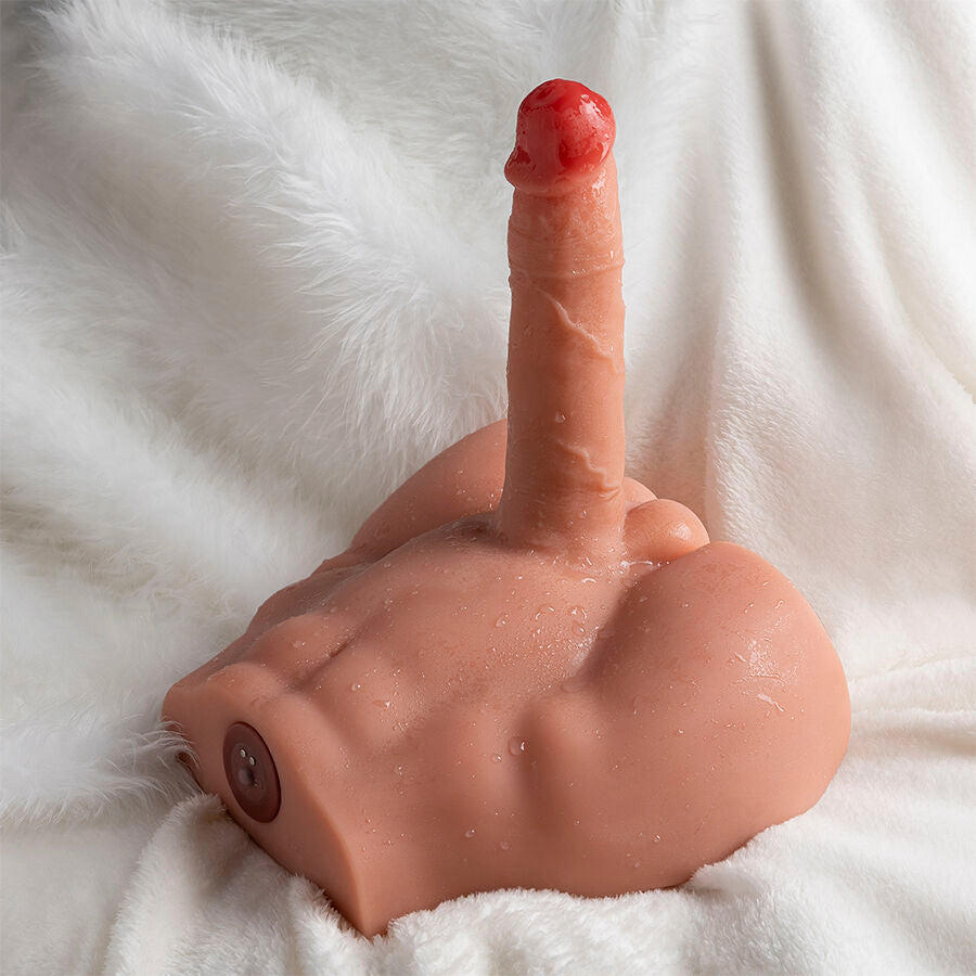 XISE - PEEL DILDO ASS REALISTIC MASTURBATOR WITH FRONT PILL AND THROW 17.5 CM