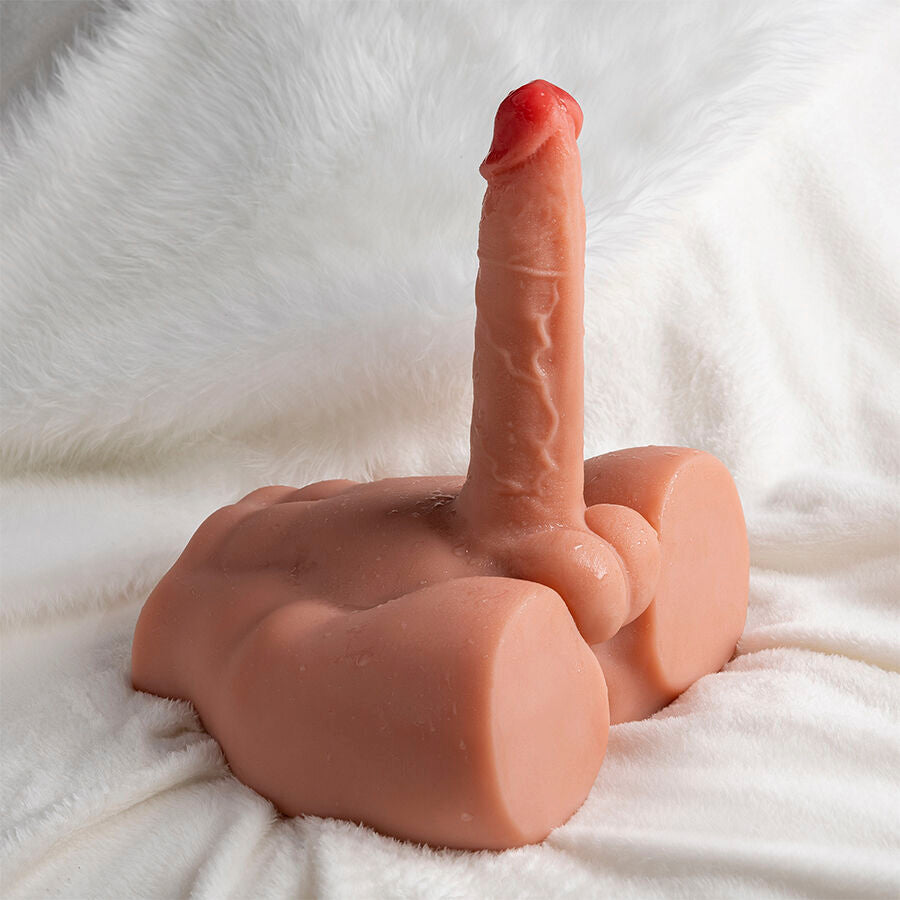 XISE - PEEL DILDO ASS REALISTIC MASTURBATOR WITH FRONT PILL AND THROW 17.5 CM