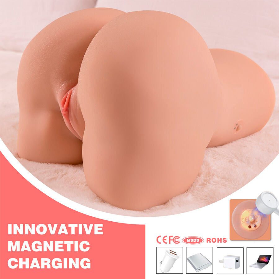 XISE - DANAE REALISTIC VAGINAL MASTURBATOR WITH MULTI-POSITION VIBRATION