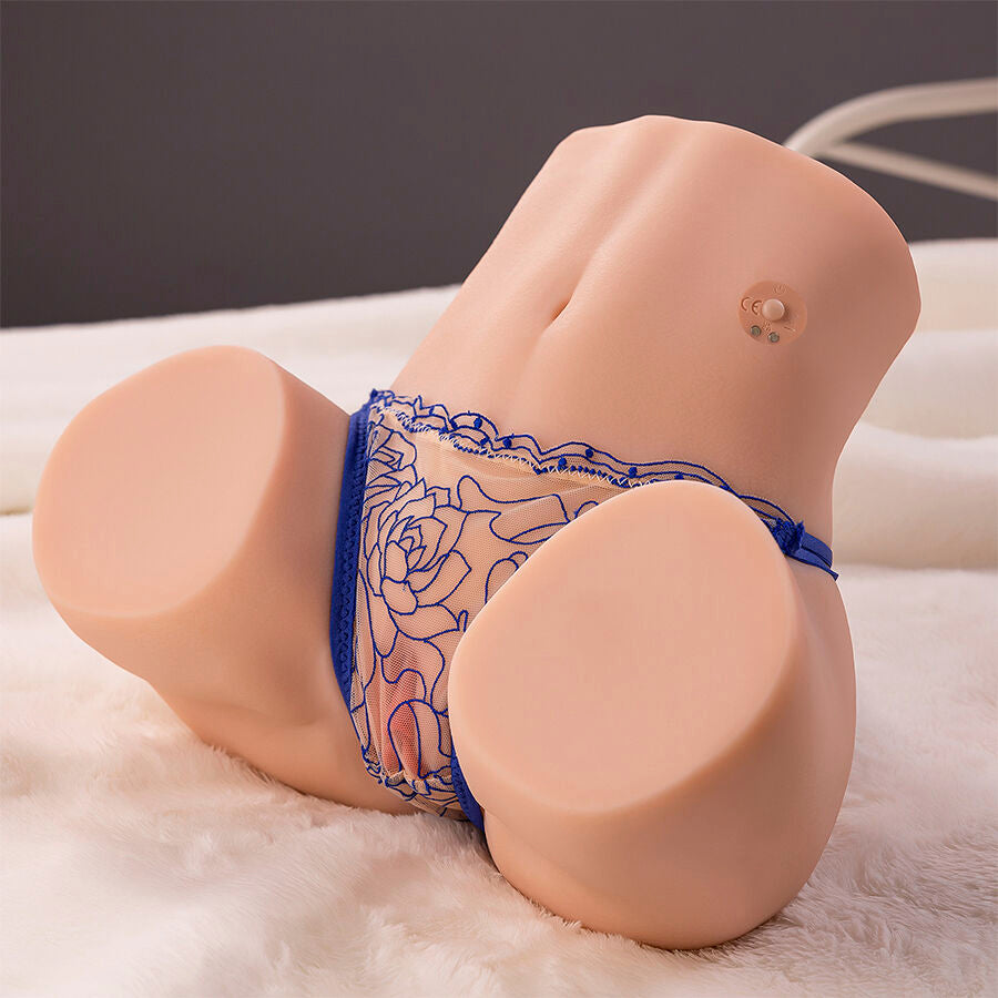 XISE - MAYA REALISTIC MASTURBATOR WITH VIBRATION AND SUCTION, VAGINA AND ANUS, 4.5 KG