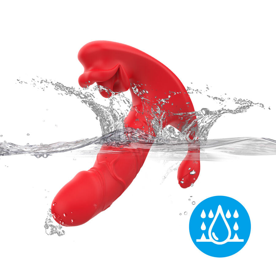 ARMONY - ANAL VIBRATOR PANTIES C AND G SPOT STIMULATOR REMOTE CONTROL RED