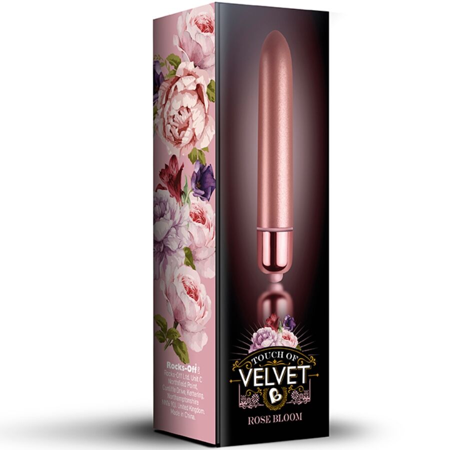 ROCKS-OFF - TOUCH OF VELVET PINK BLOOM VIBRATING BALL 10 SPEEDS