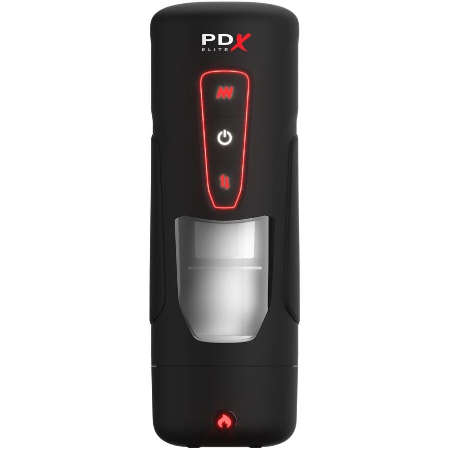 PDX ELITE - MILK ME HOTTER AUTOMATIC MASTURBATOR WITH THROWING VIBRATION AND HEAT EFFECT