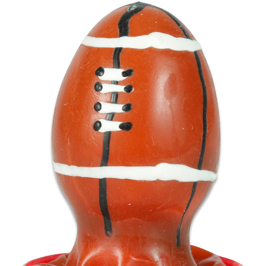 CONDOMERIE - HAND-PAINTED FANCY CONDOMS RUGBY BALL