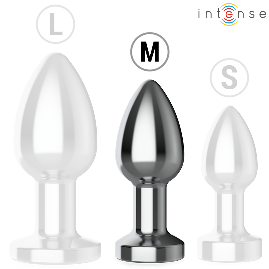 Plug Anal Vibrant Métal 10 Modes Télécommande - S/M/L - Intense