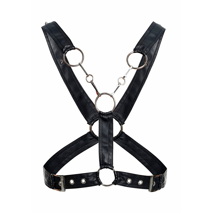 MOB - DNGEON CROSSED BLACK CHAIN ​​HARNESS ONE SIZE